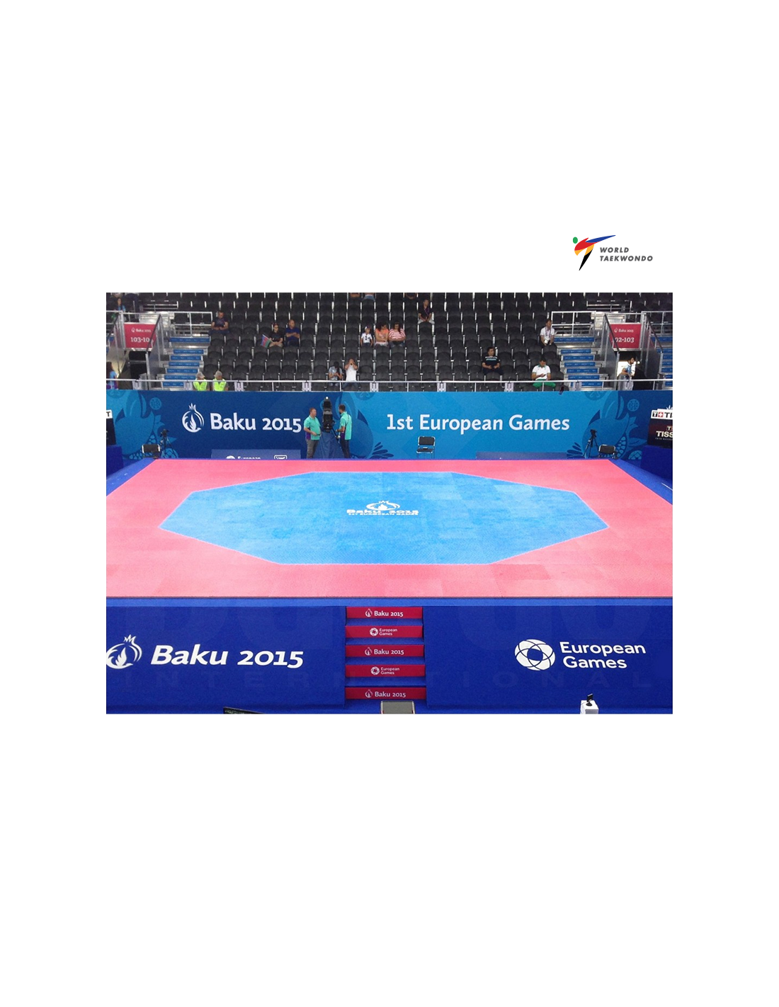 Octagonal WT Recognized Tatami Mat- Crvena*++*Octagonal WT Recognized Tatami Mat